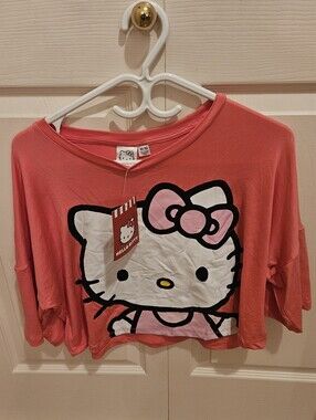 Hello Kitty Cropped Tee, NWT